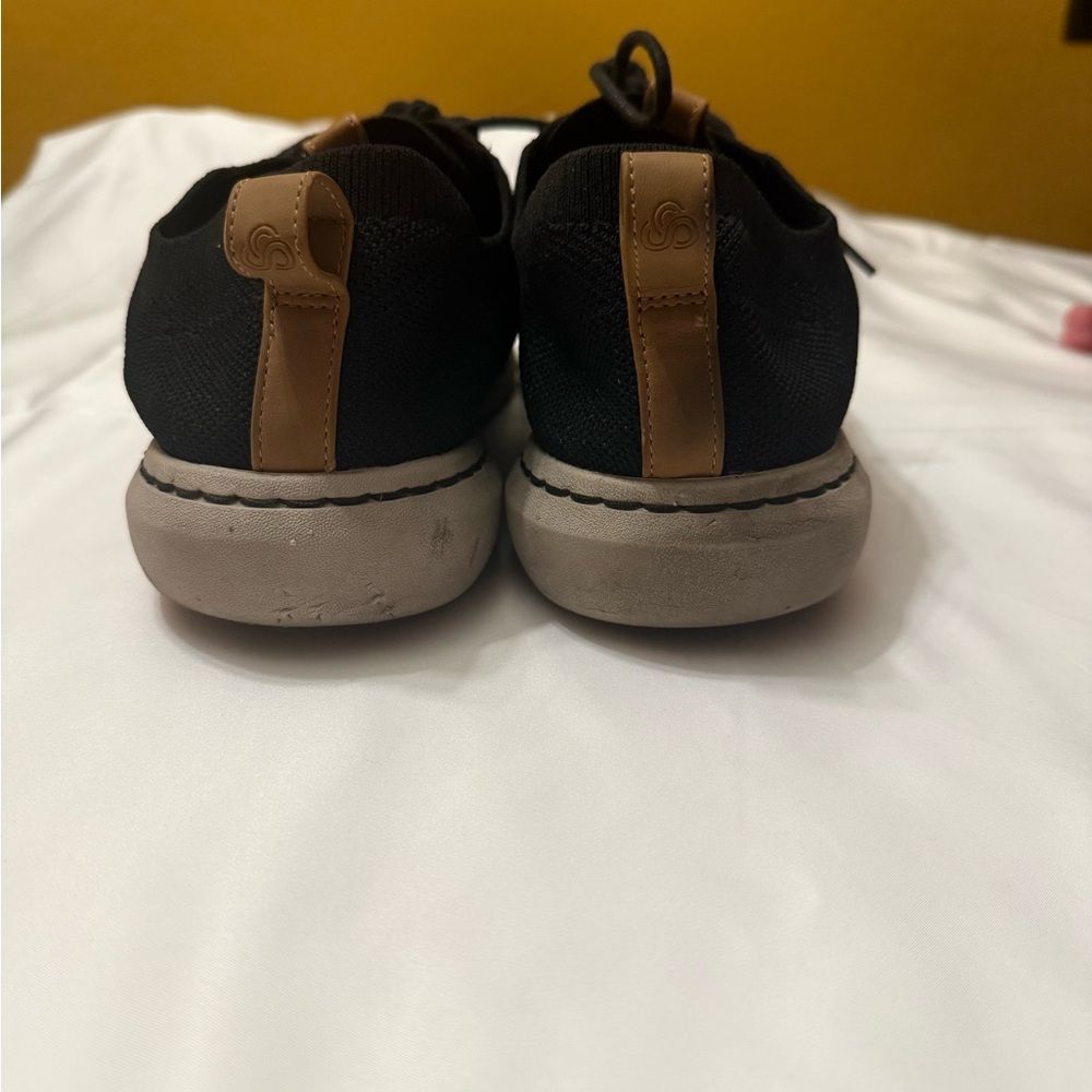 Cloudsteppers by Clarks Black Knit Oxfords GUC Size 13 - Picture 3 of 5